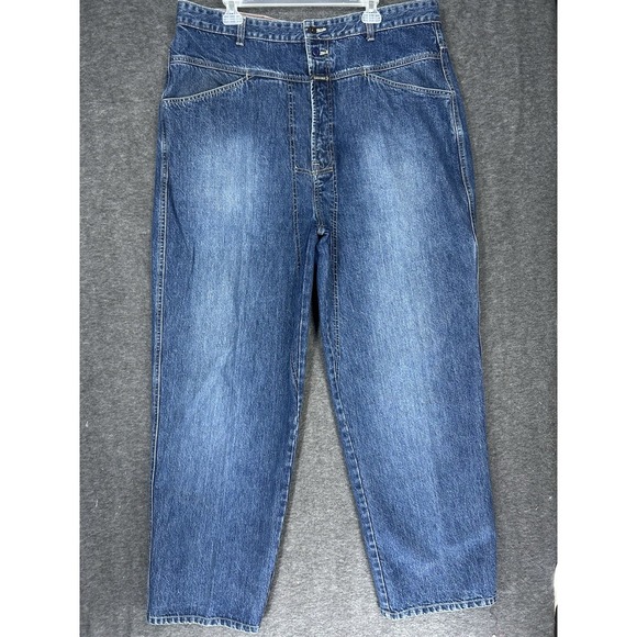 Vintage 90s Marithe Francois Girbaud Jeans Mens 40x32 Baggy Wide Leg Denim